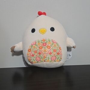 Squishmallows 5 inch Todd the Beige Rooster with Floral Belly Plush Kids Toy NEW